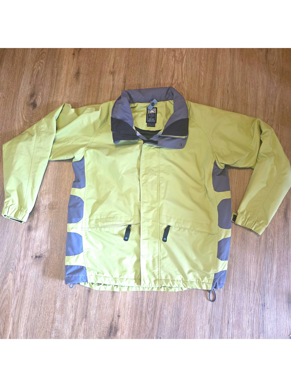 Nike ACG Womens Large L 12-14 Jacket Green Gray Hooded Outdoor Y2K